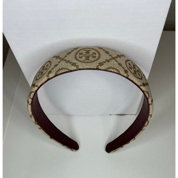 Tory Burch Patterned Beige Headband NWT - Picture 6 of 6